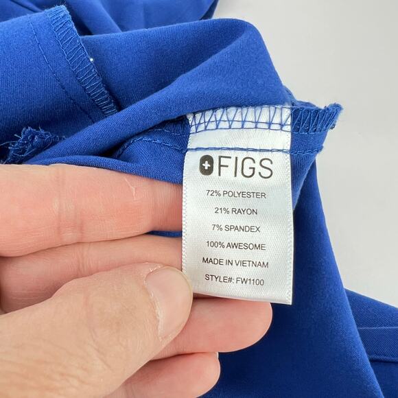 EUC Figs FW1100 WINNING BLUE Technical Collection Women's Casma Scrub Top XXL - Picture 5 of 11